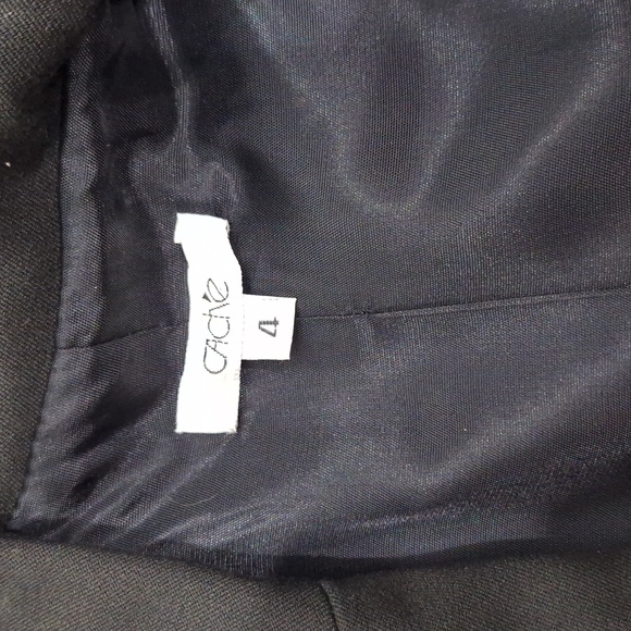 CACHE Black Bustier Suit Blazer Jacket - Picture 5 of 10